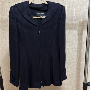 Giorgio Armani Navy  Blazer Timeless Elegance